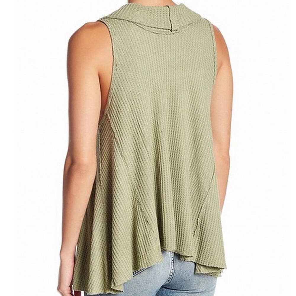 We The Free Green Cowl Neck Top Size S - Picture 3 of 12